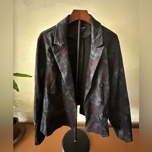 Roz & Ali Black and Purple Blazer